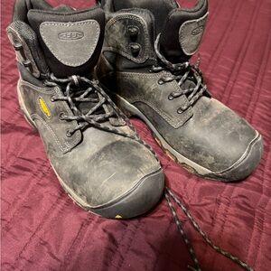 Keen Men's Black Work Boots
